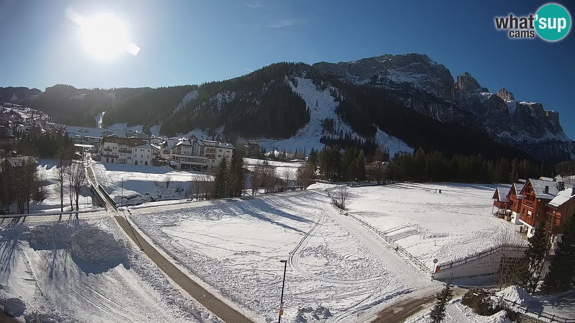 Live cam Corvara | Vues spectaculaires sur le groupe Sella