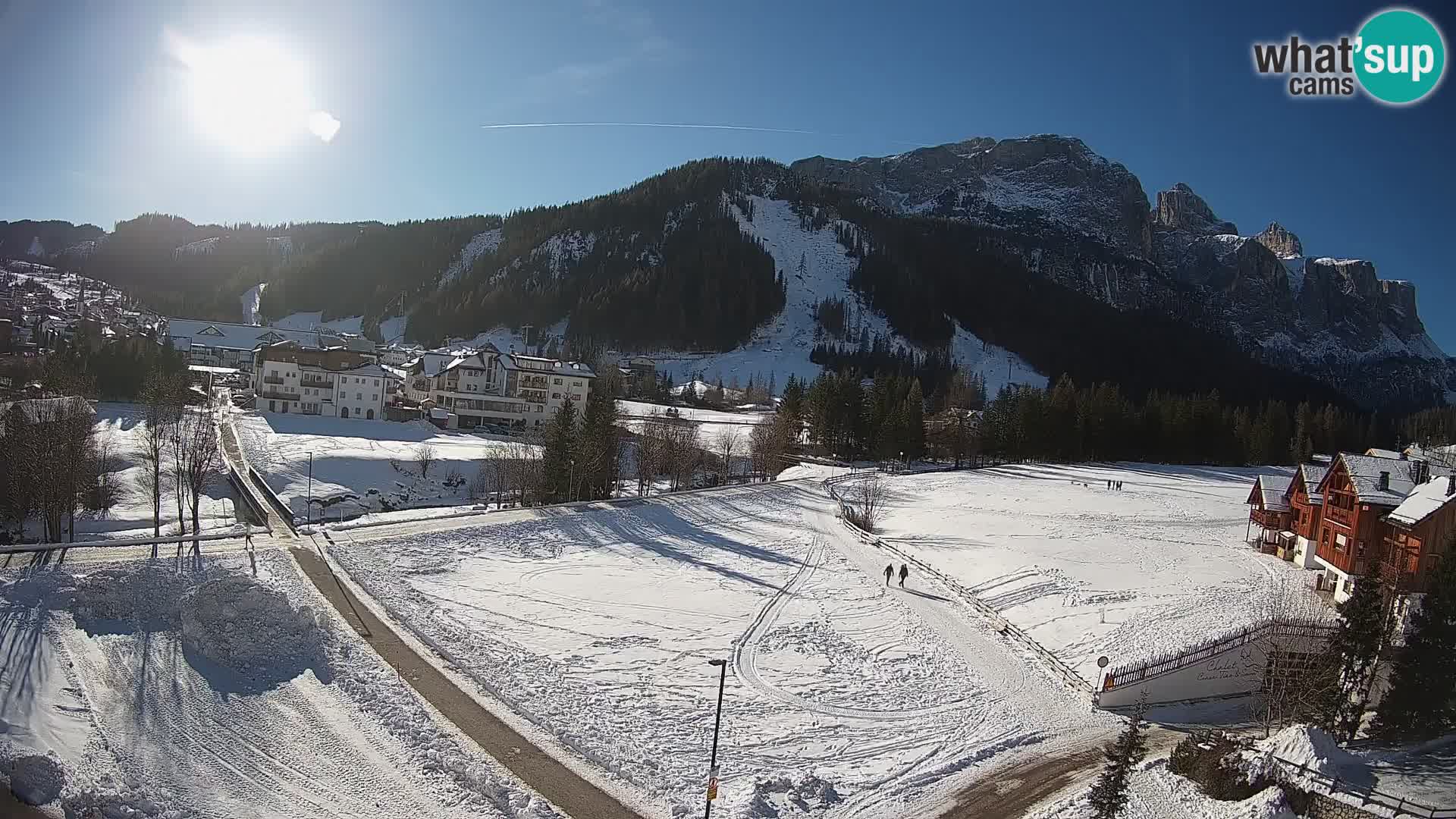 Webcam Corvara | Vista spettacolare Gruppo del Sella