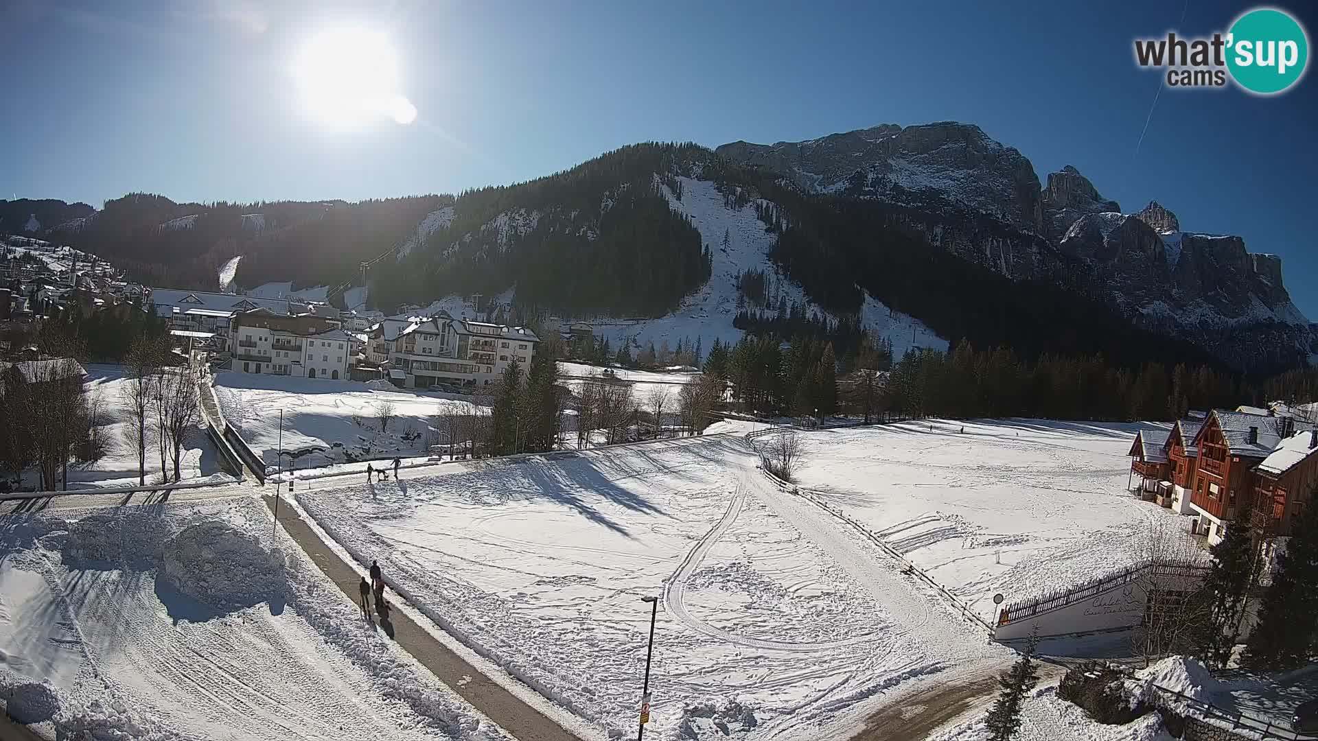 Webcam Corvara | Vista spettacolare Gruppo del Sella