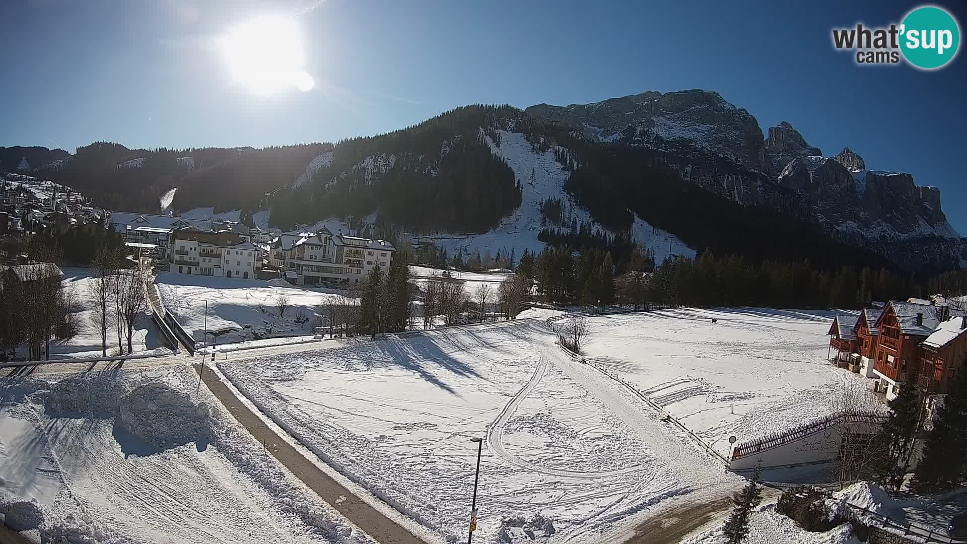 Webcam Corvara | Vista spettacolare Gruppo del Sella