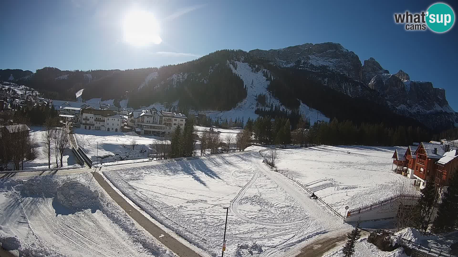 Webcam Corvara in Badia: Spectacular Views of the Sella Group