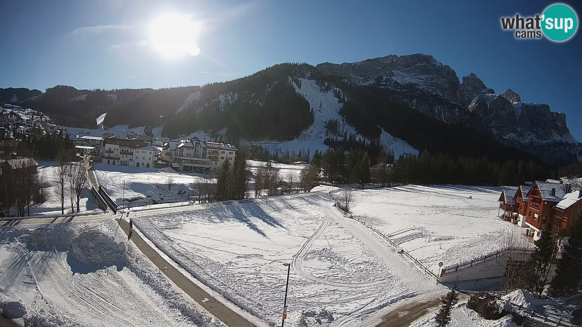 Webcam Corvara | Vista spettacolare Gruppo del Sella