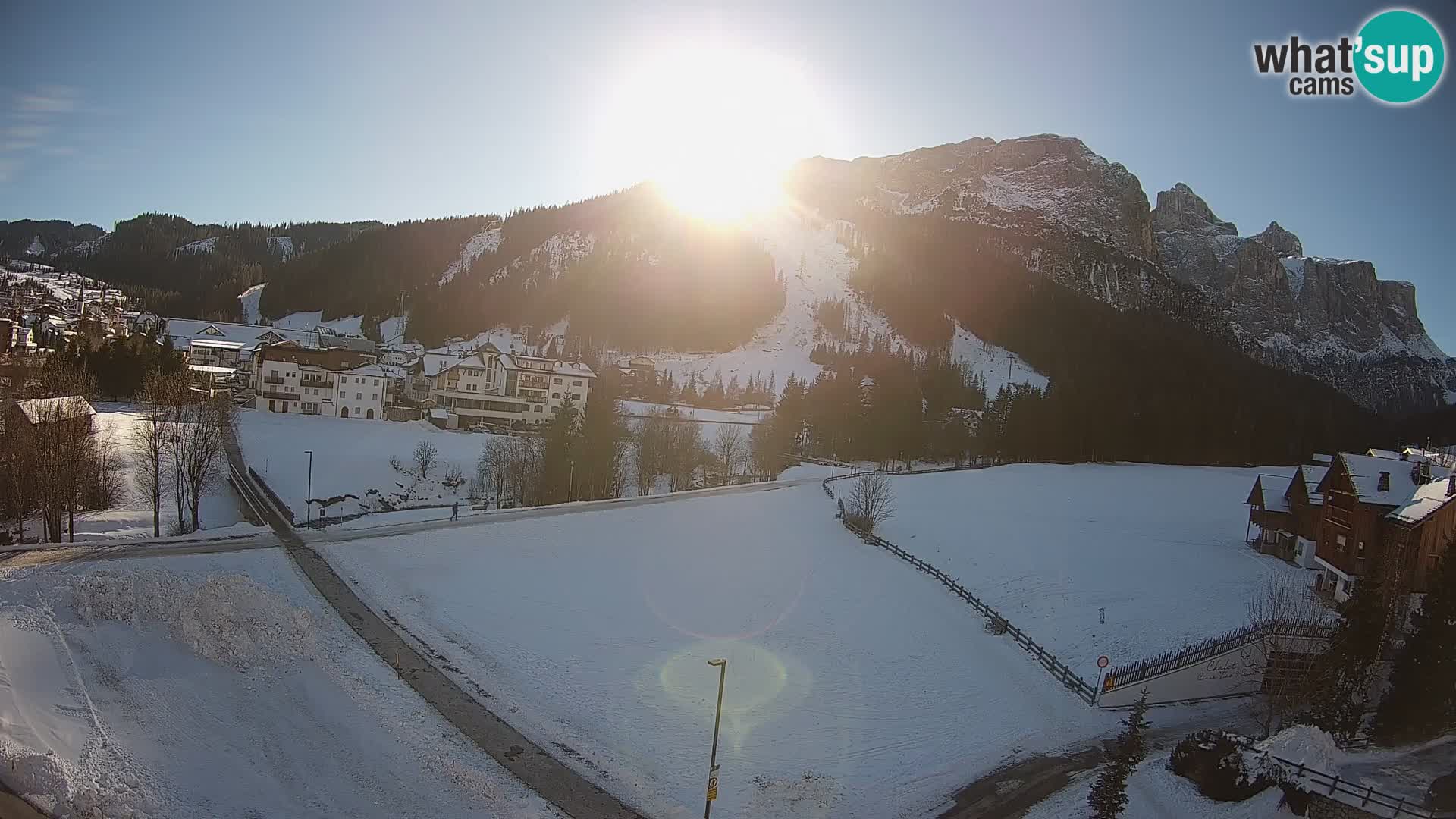 Webcam Corvara | Vista spettacolare Gruppo del Sella