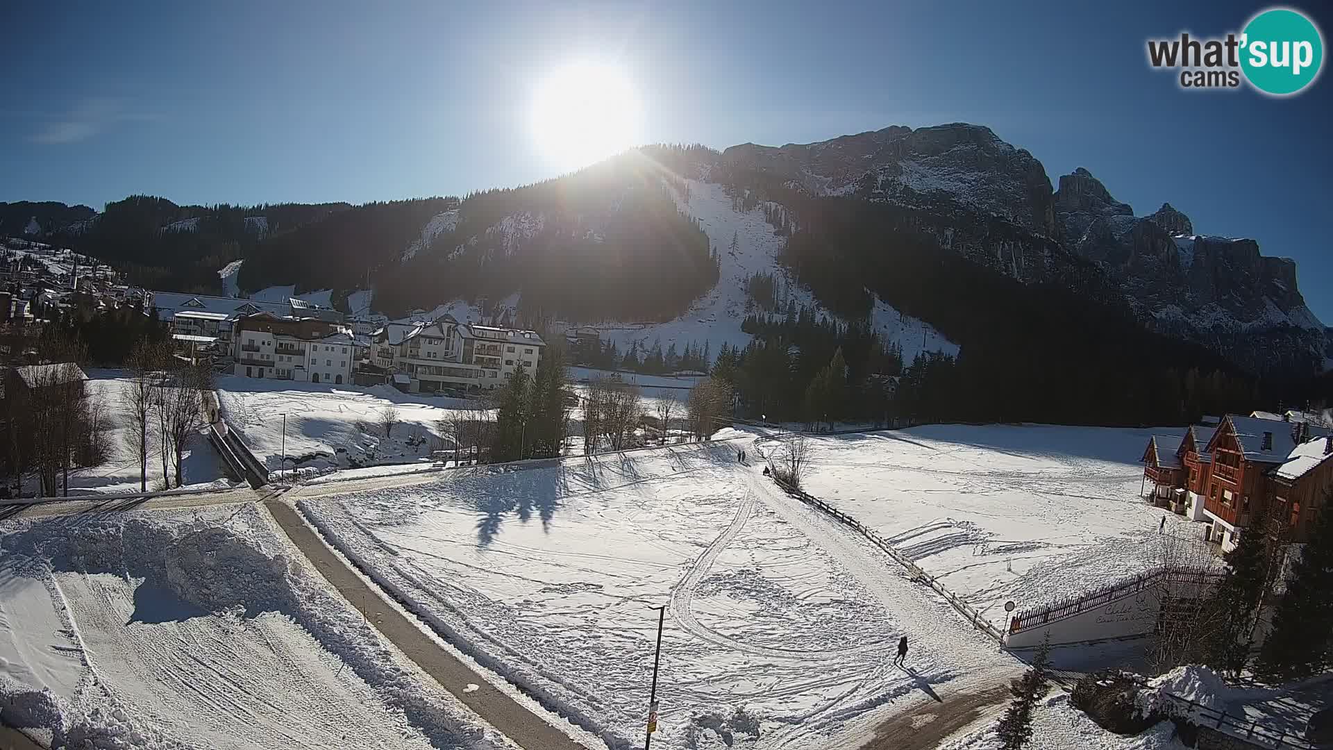 Webcam Corvara in Badia: Spectacular Views of the Sella Group