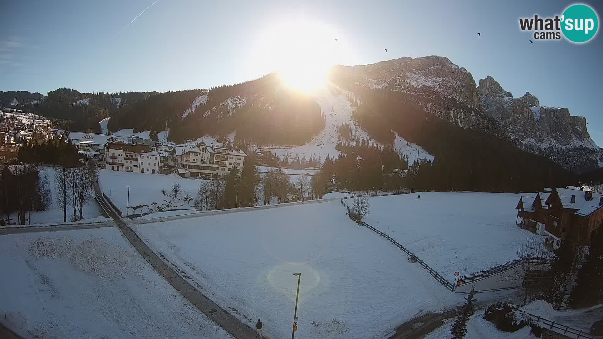 Webcam Corvara in Badia: Spectacular Views of the Sella Group