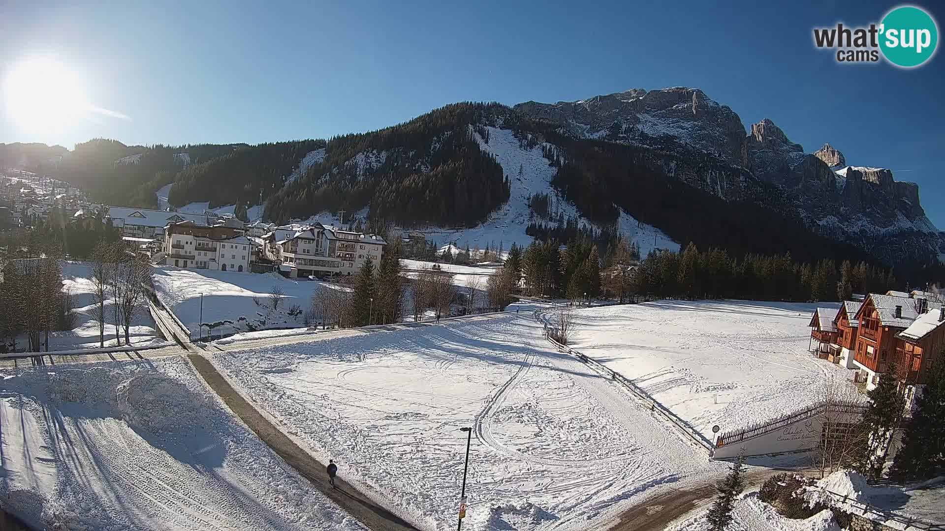 Webcam Corvara in Badia: Spectacular Views of the Sella Group