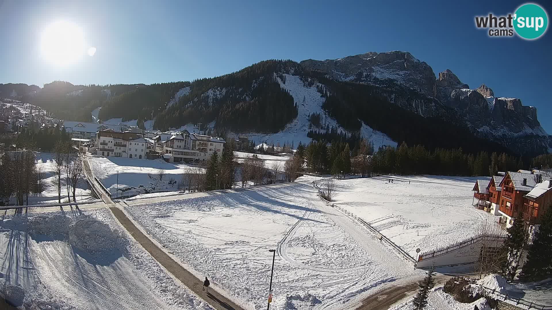 Webcam Corvara in Badia: Spectacular Views of the Sella Group