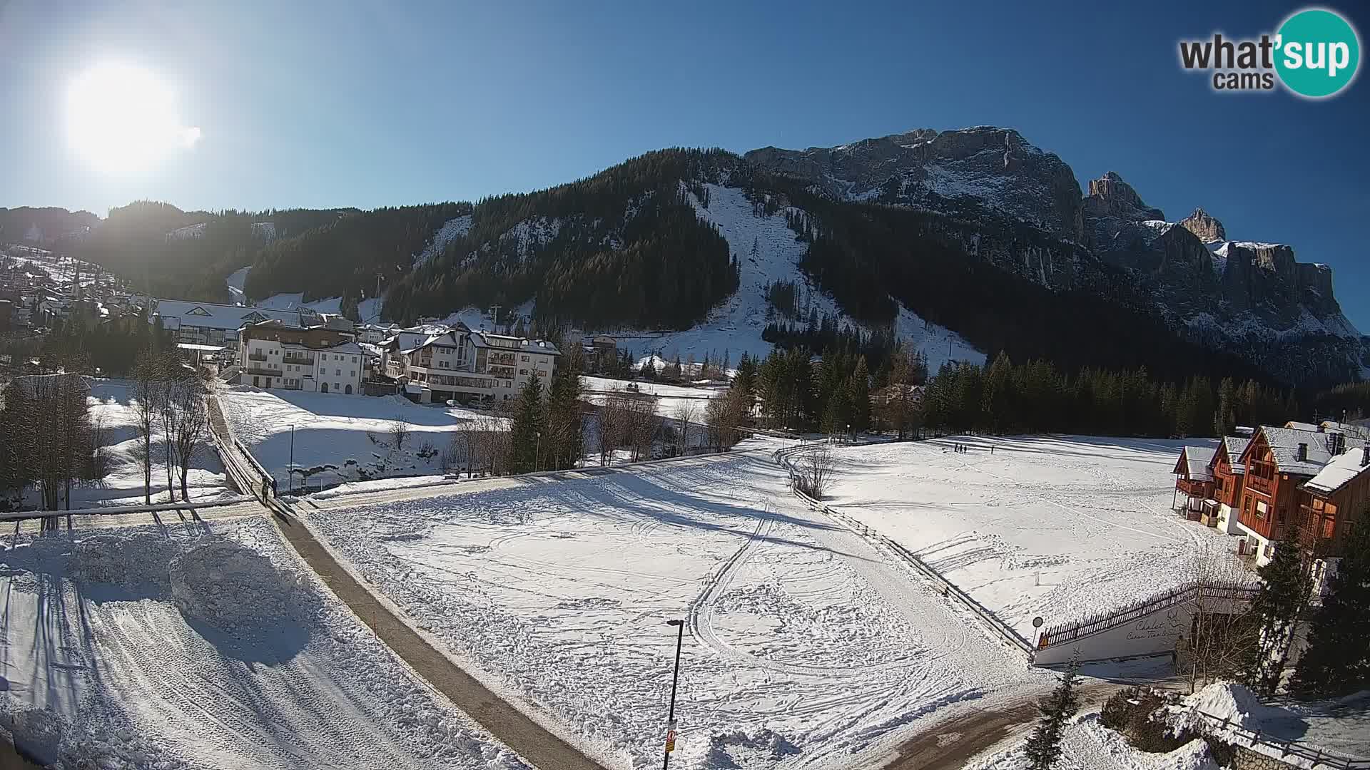 Webcam Corvara in Badia: Spectacular Views of the Sella Group