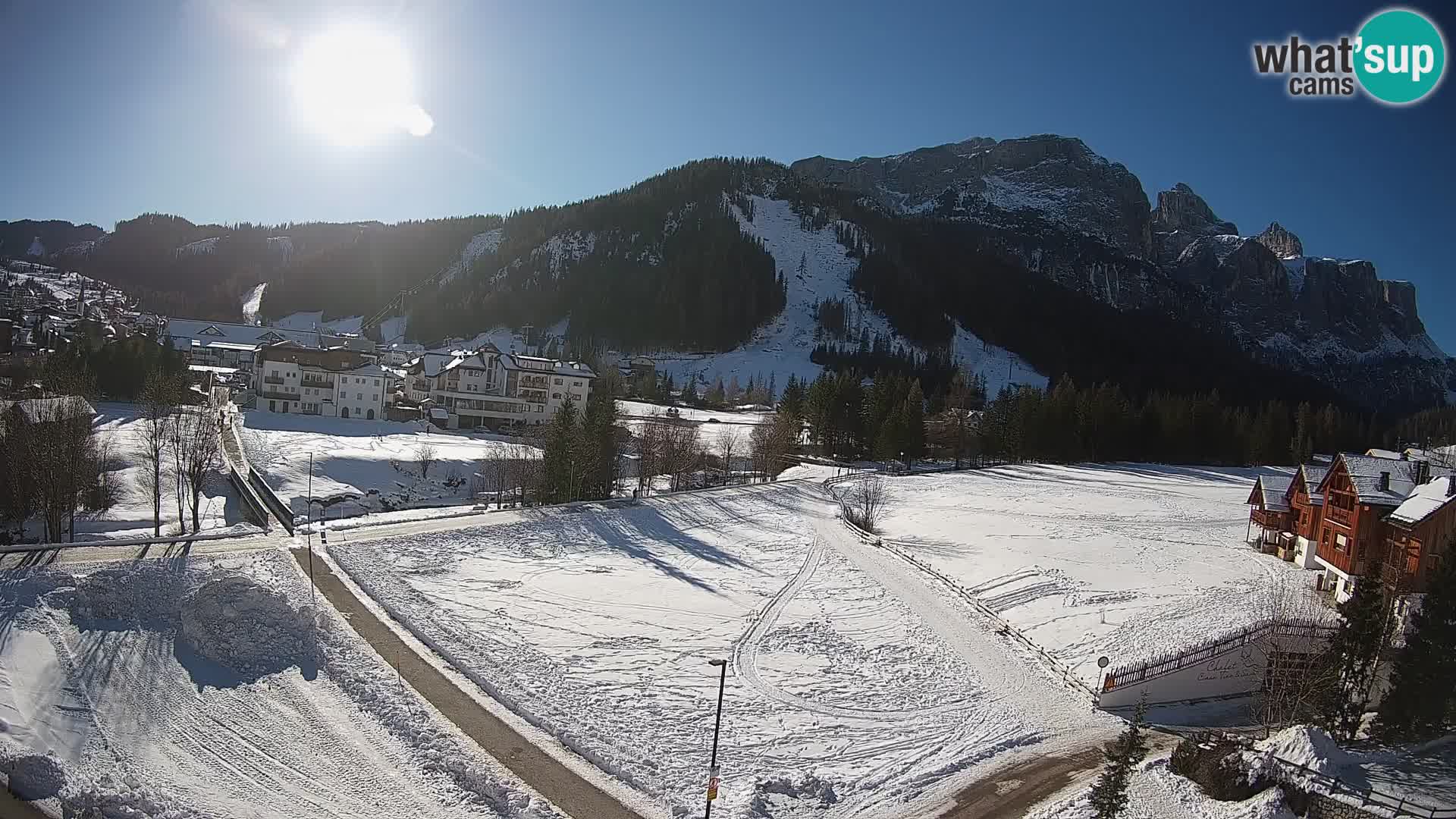 Webcam Corvara in Badia: Spectacular Views of the Sella Group