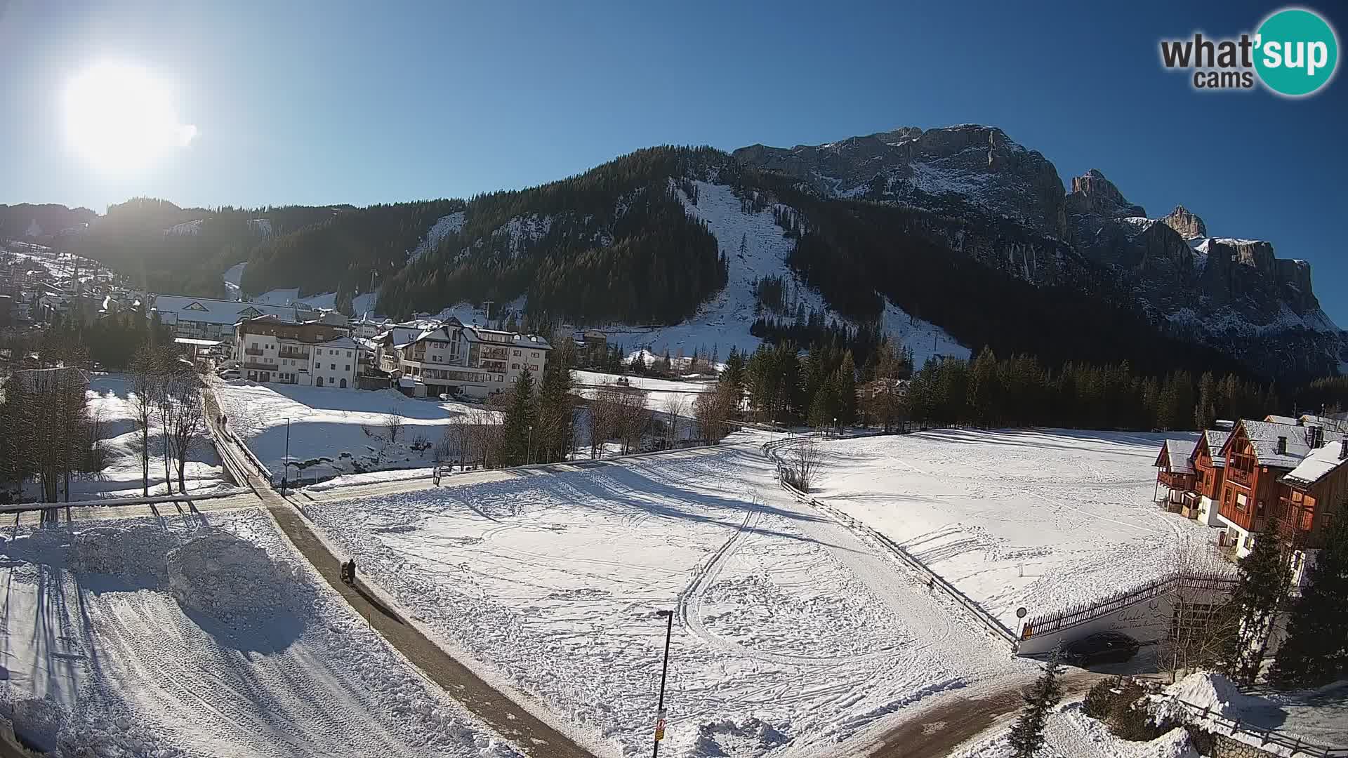 Webcam Corvara | Vista spettacolare Gruppo del Sella