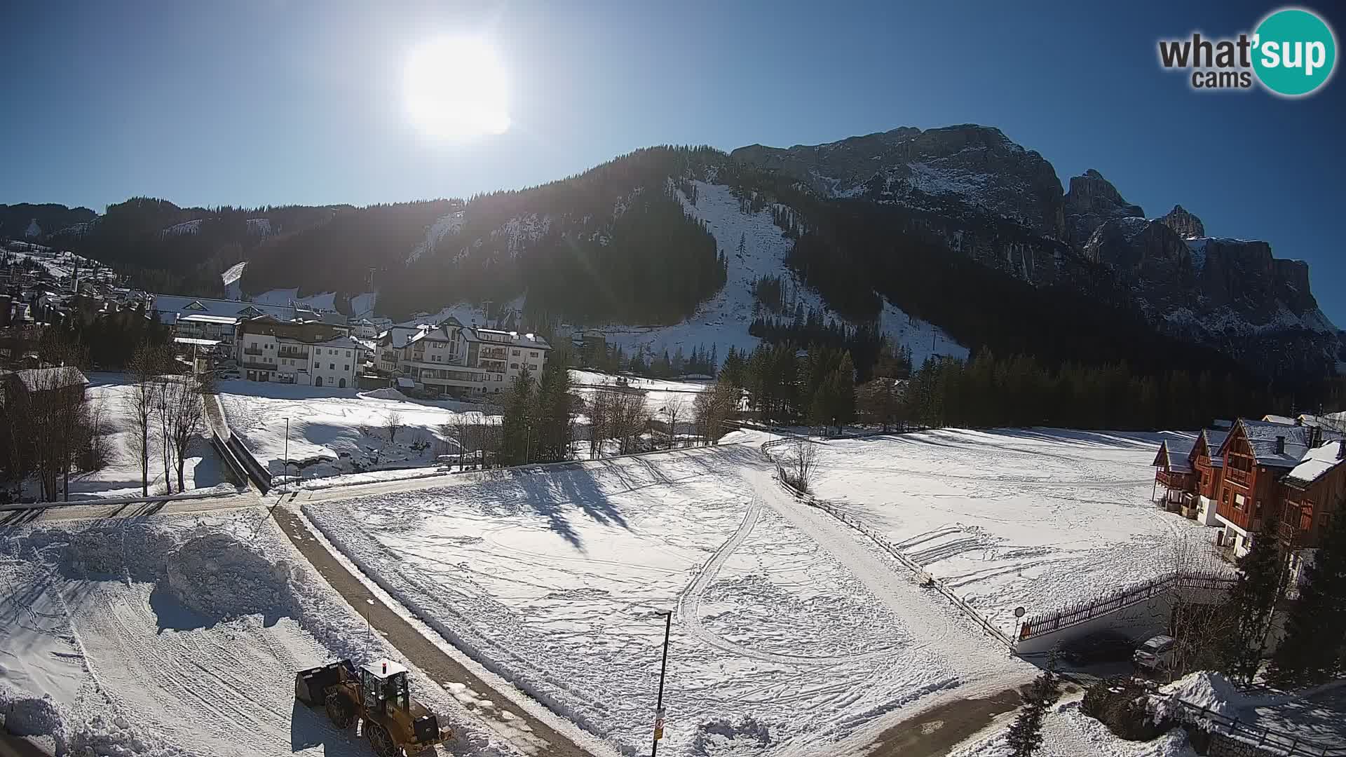 Webcam Corvara in Badia: Spectacular Views of the Sella Group