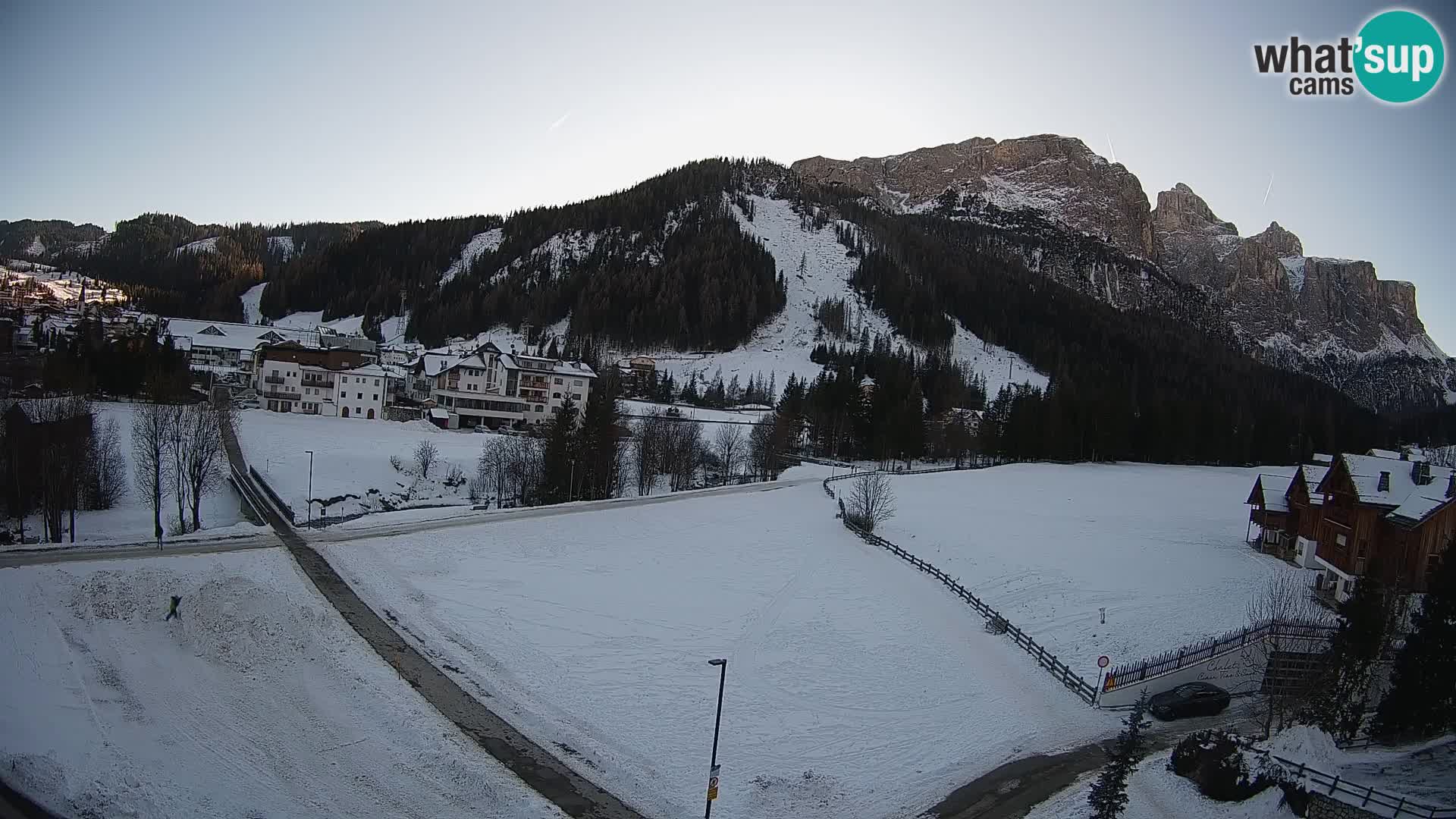 Live cam Corvara | Vues spectaculaires sur le groupe Sella