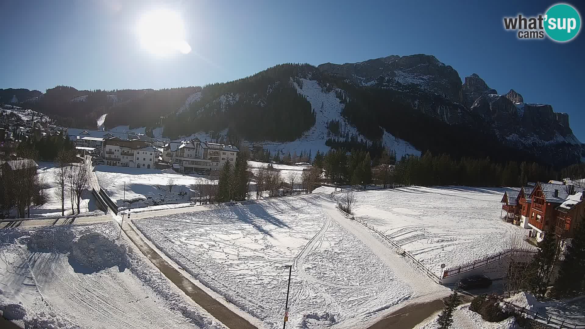 Webcam Corvara in Badia: Spectacular Views of the Sella Group