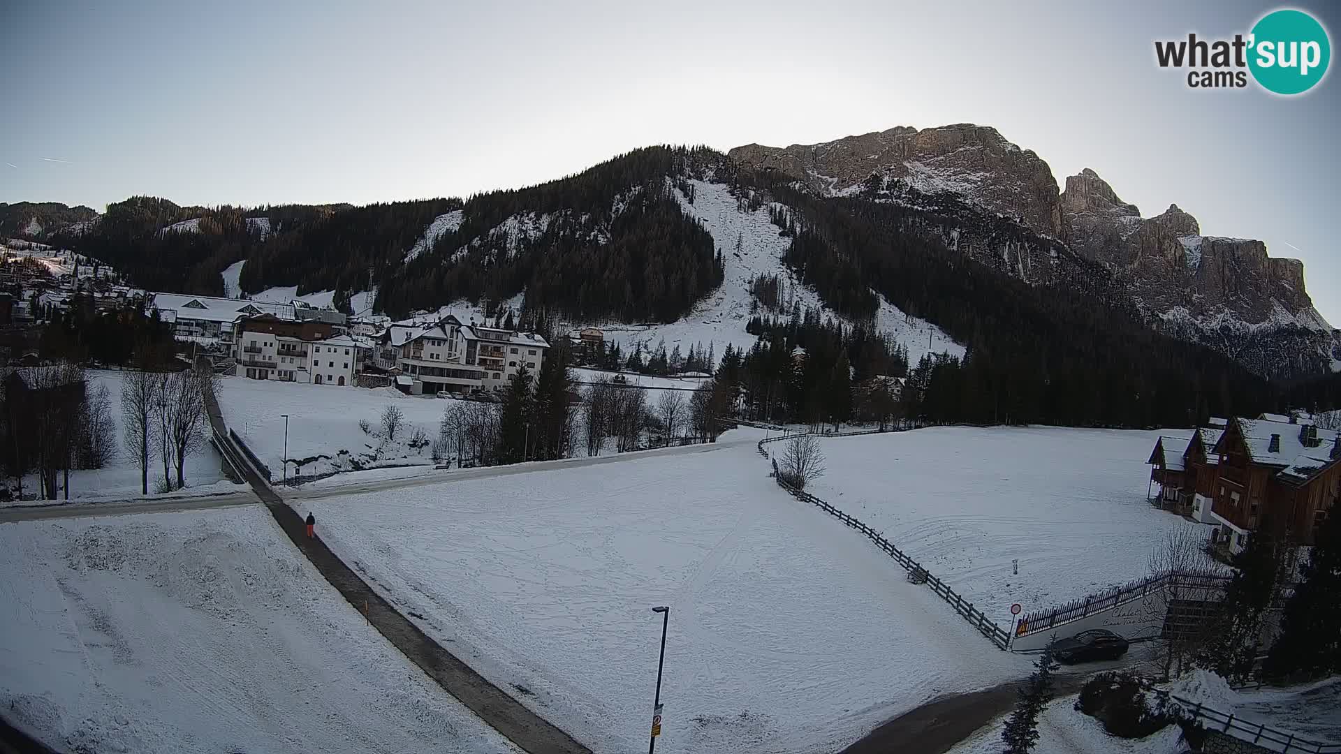 Live cam Corvara | Vues spectaculaires sur le groupe Sella