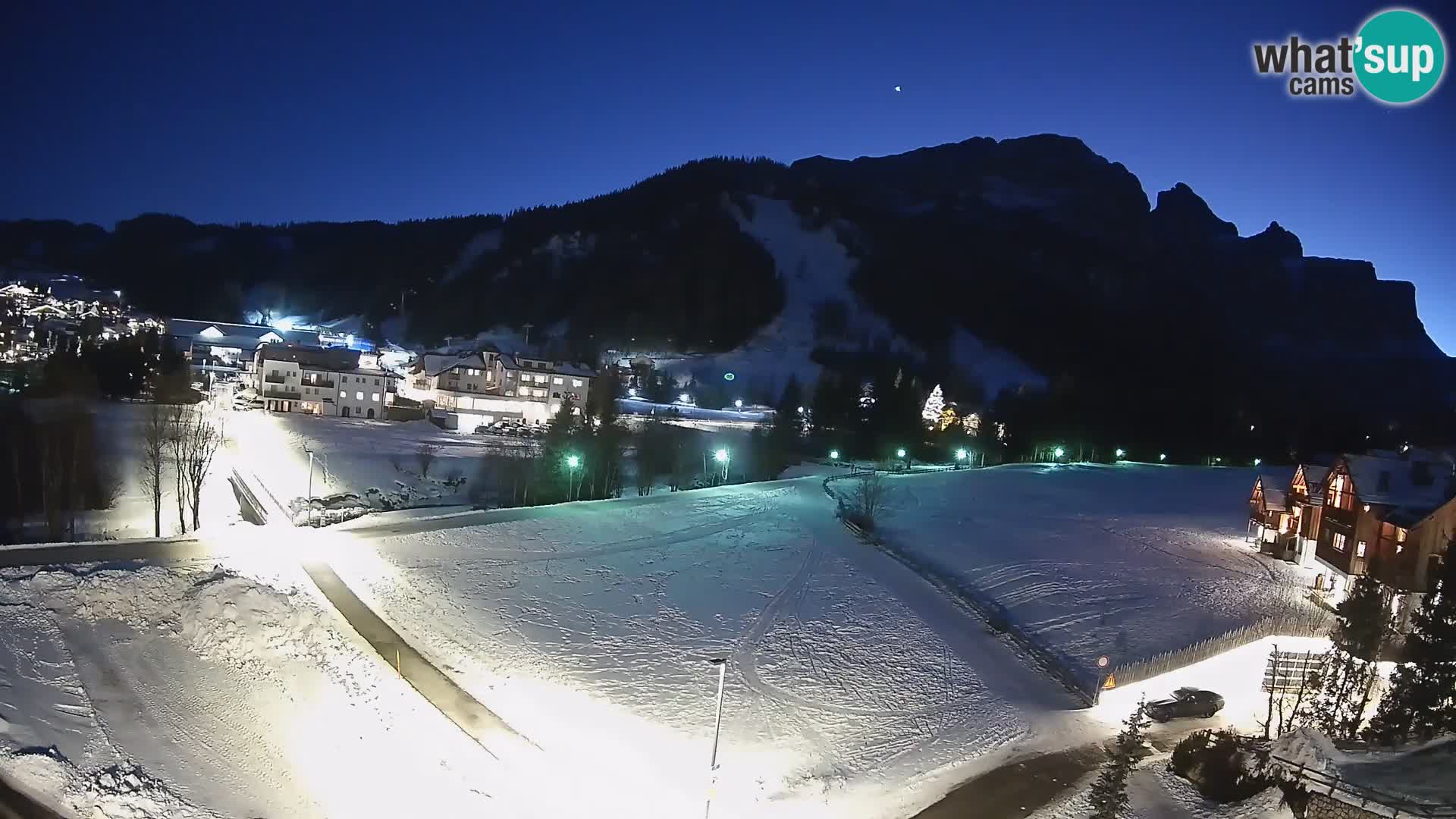 Webcam Corvara in Badia: Spectacular Views of the Sella Group