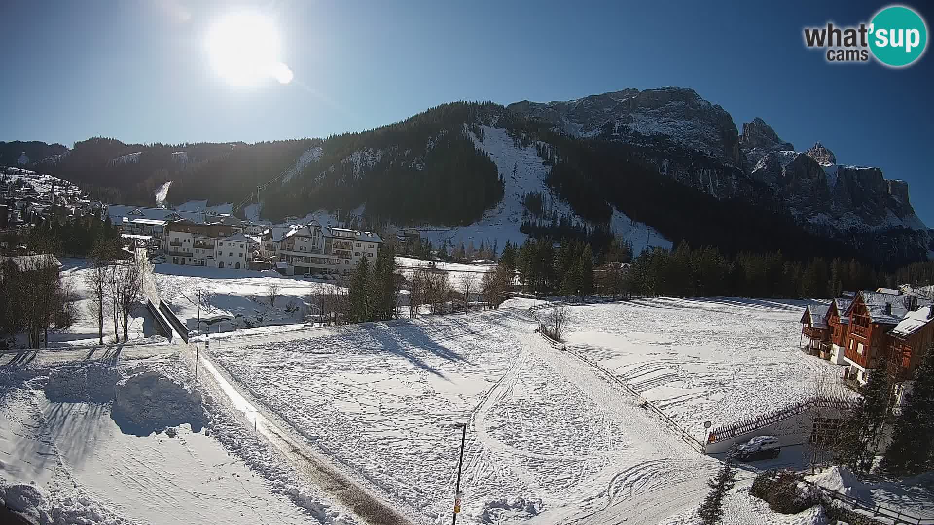 Live cam Corvara | Vues spectaculaires sur le groupe Sella