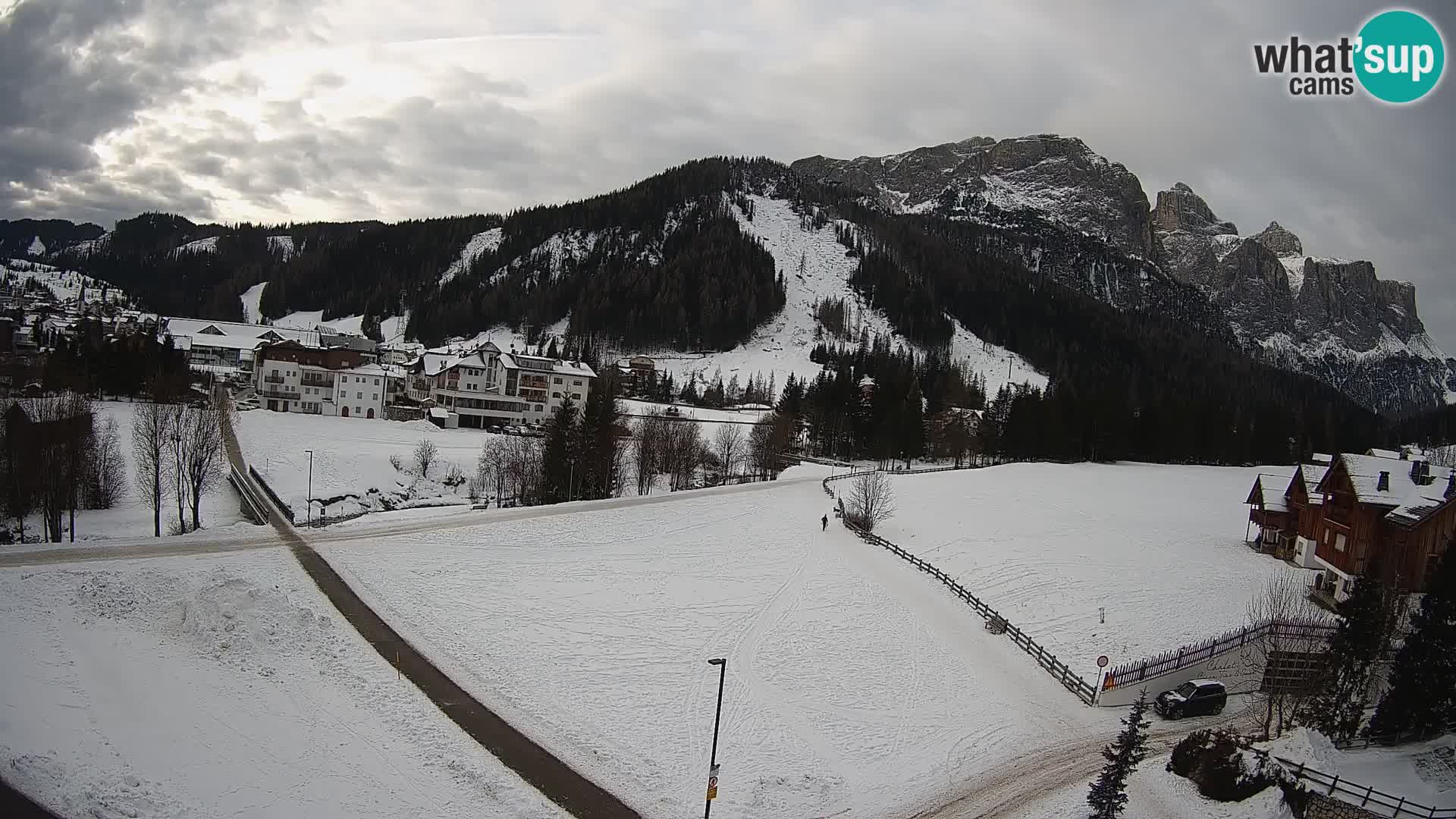 Webcam Corvara | Vista spettacolare Gruppo del Sella