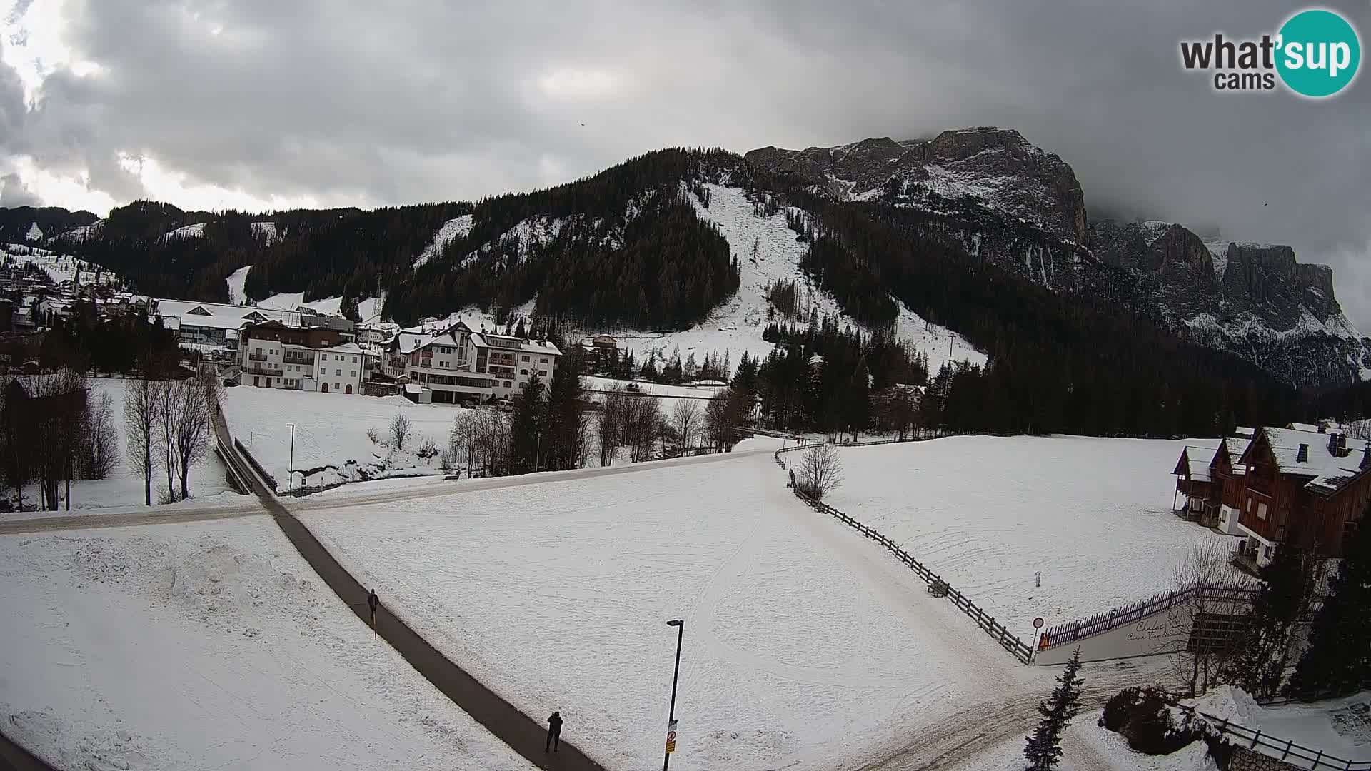 Webcam Corvara in Badia: Spectacular Views of the Sella Group