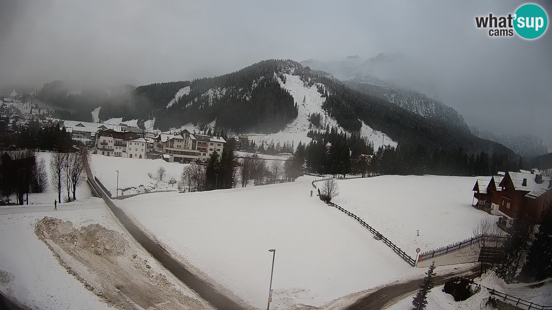 Webcam Corvara in Badia: Spectacular Views of the Sella Group