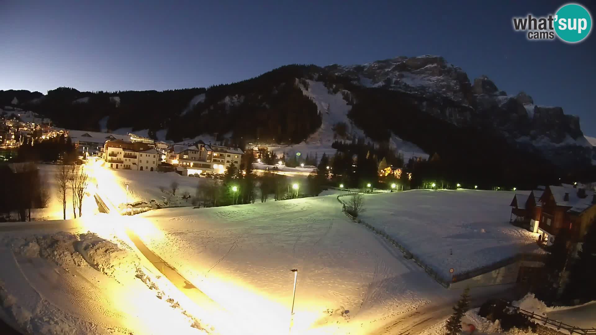 Webcam Corvara in Badia: Spectacular Views of the Sella Group