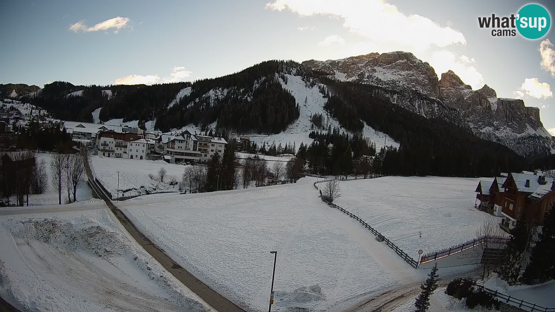 Webcam Corvara | Vista spettacolare Gruppo del Sella