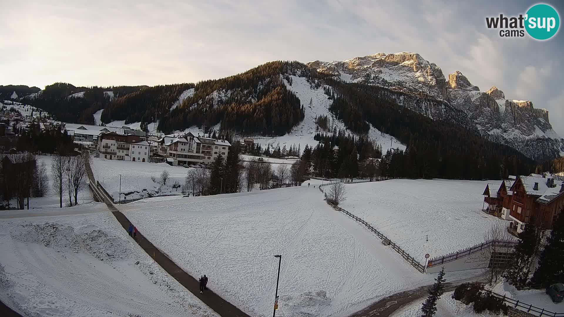 Corvara webcam | Spektakuläre Ausblicke auf die Sellagruppe