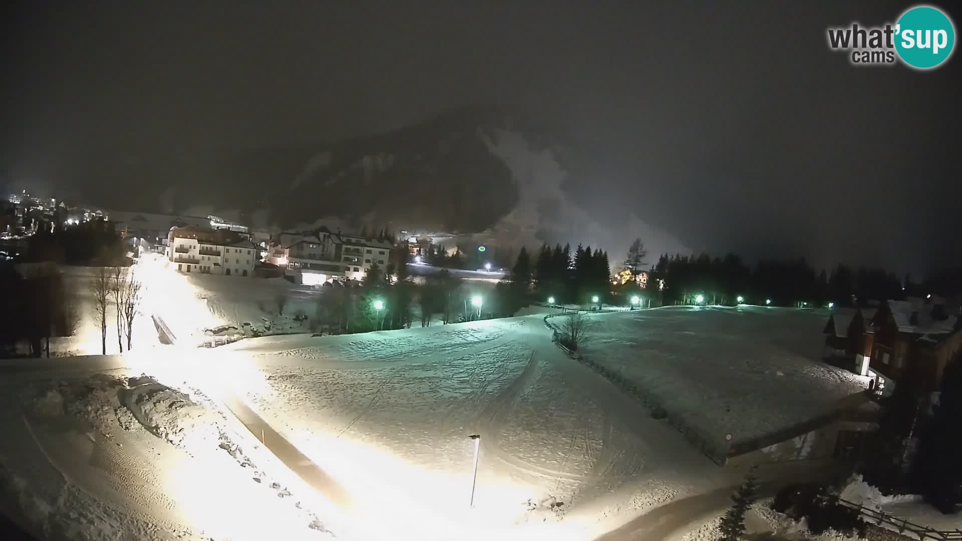 Webcam Corvara in Badia: Spectacular Views of the Sella Group