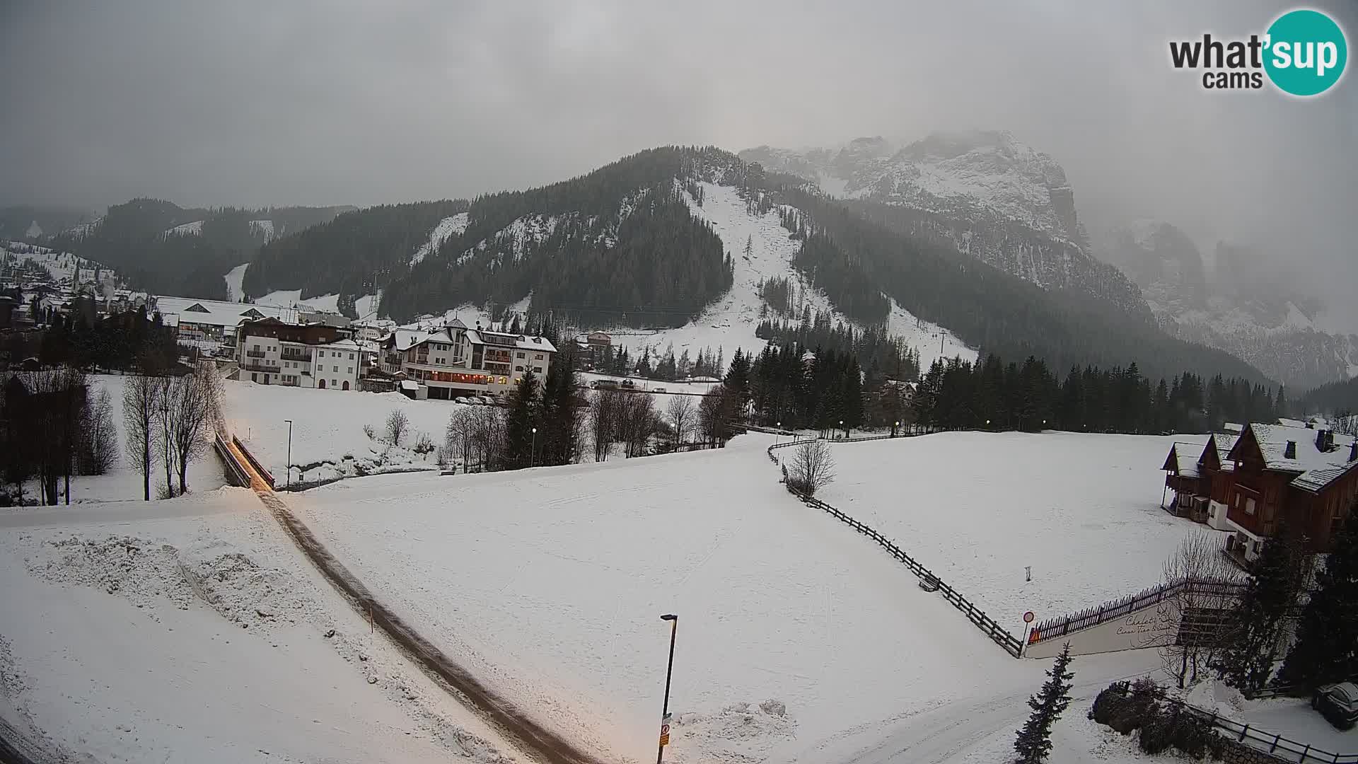 Webcam Corvara in Badia: Spectacular Views of the Sella Group