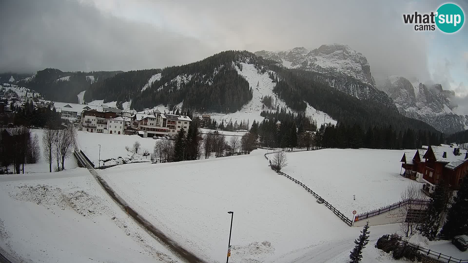 Live cam Corvara | Vues spectaculaires sur le groupe Sella