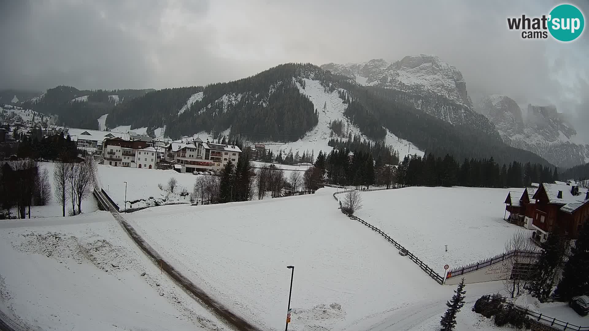 Webcam Corvara | Vista spettacolare Gruppo del Sella