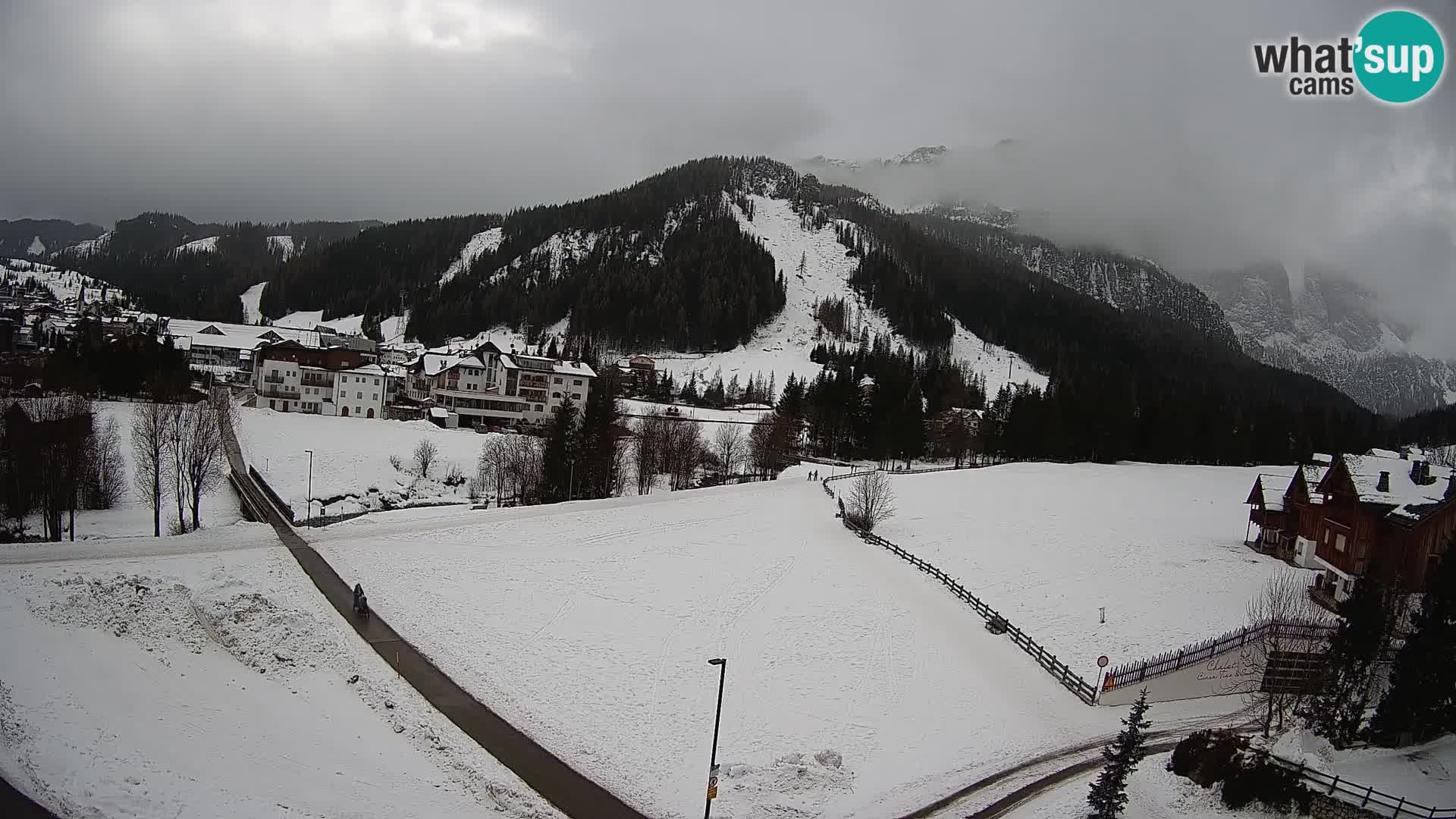 Webcam Corvara | Vista spettacolare Gruppo del Sella