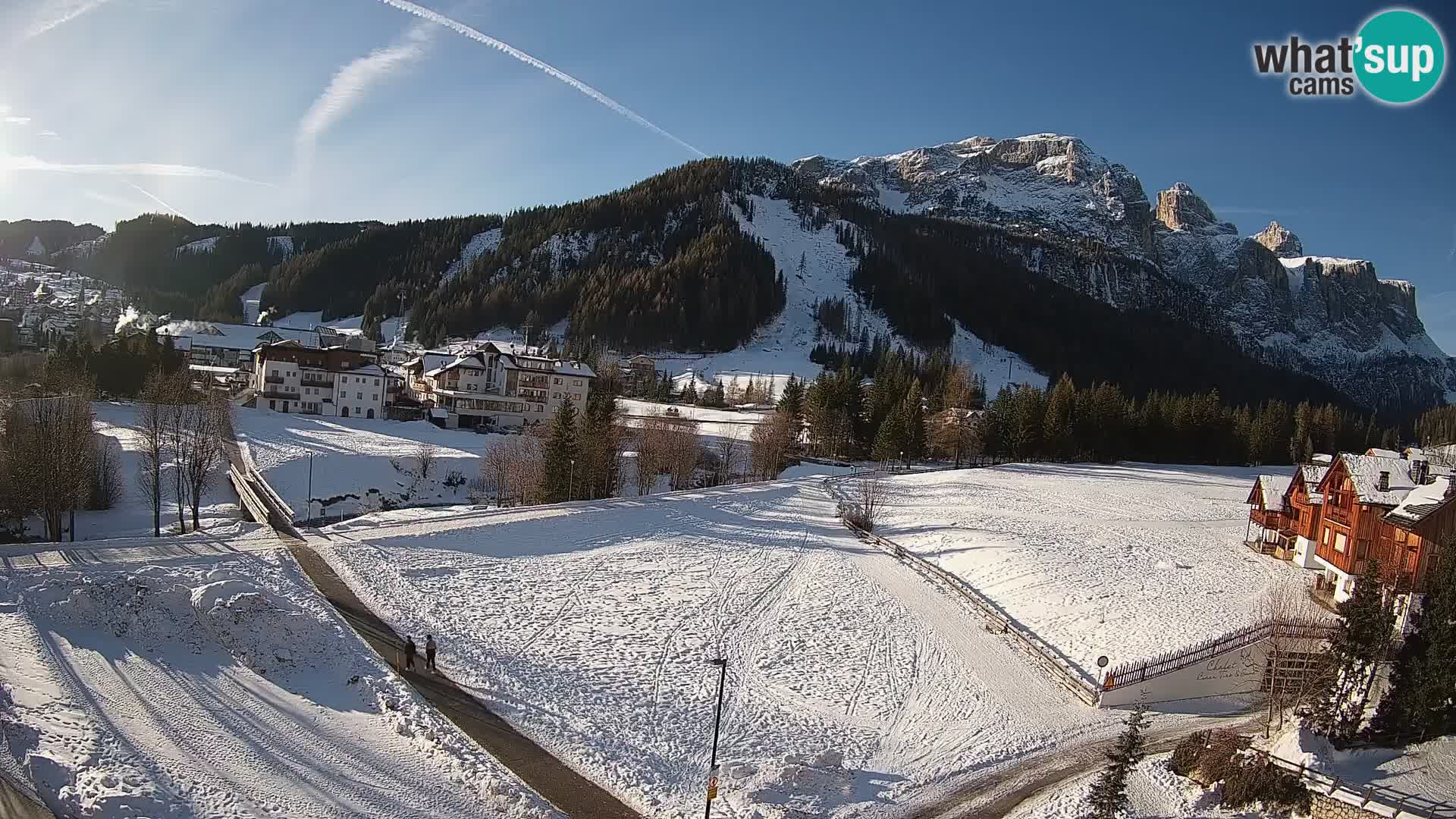 Webcam Corvara | Vista spettacolare Gruppo del Sella