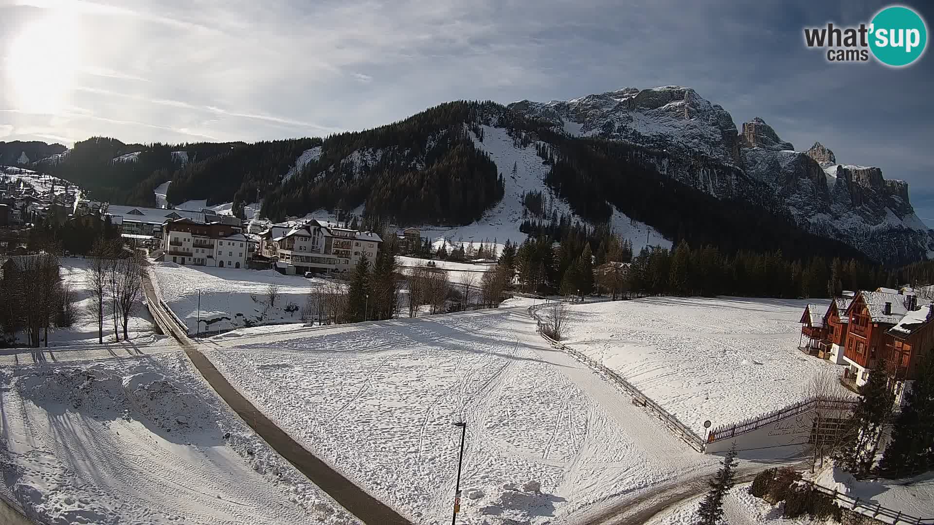 Webcam Corvara in Badia: Spectacular Views of the Sella Group