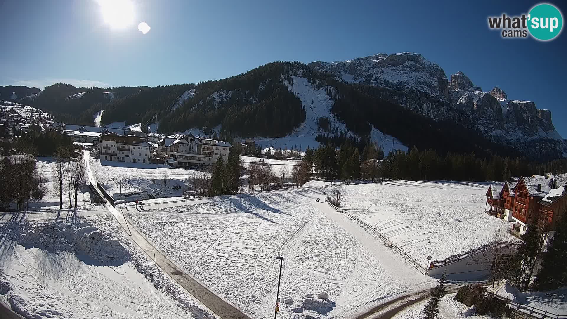 Webcam Corvara | Vista spettacolare Gruppo del Sella