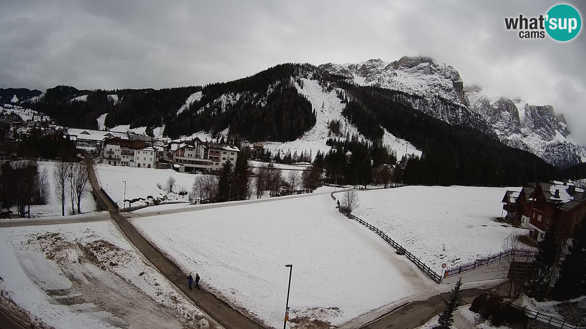 Webcam Corvara in Badia: Spectacular Views of the Sella Group