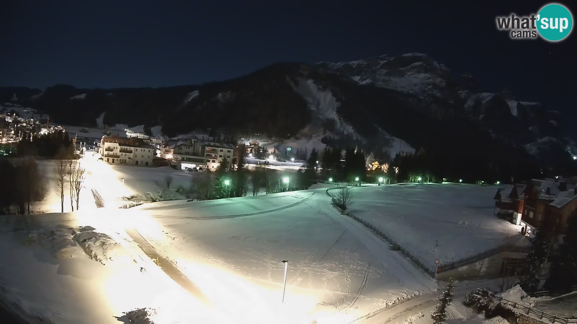 Webcam Corvara in Badia: Spectacular Views of the Sella Group