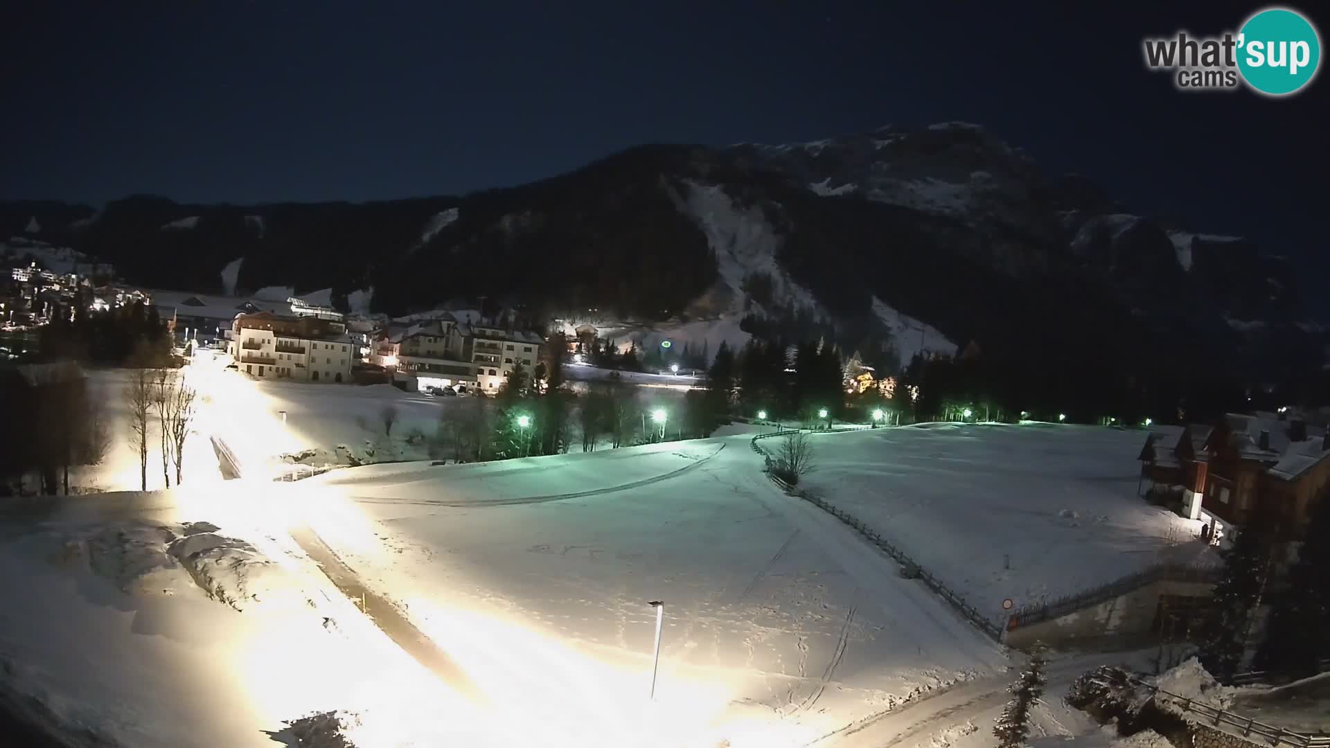 Live cam Corvara | Vues spectaculaires sur le groupe Sella