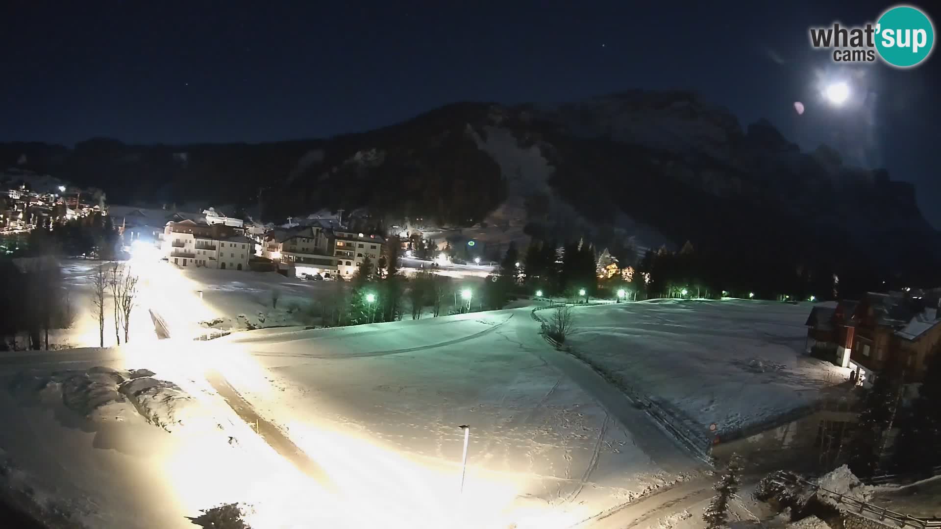 Webcam Corvara | Vista spettacolare Gruppo del Sella