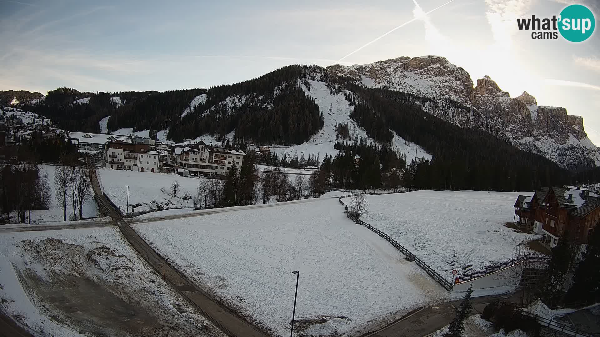 Webcam Corvara | Vista spettacolare Gruppo del Sella