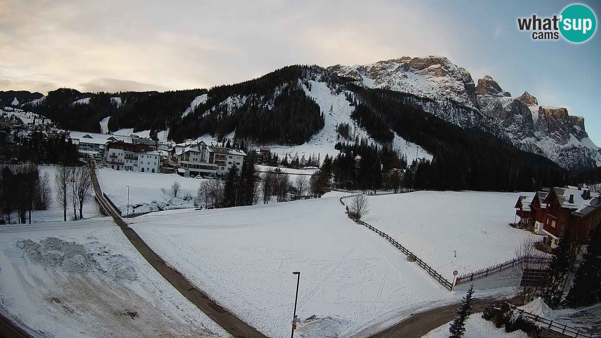 Corvara webcam | Spektakuläre Ausblicke auf die Sellagruppe