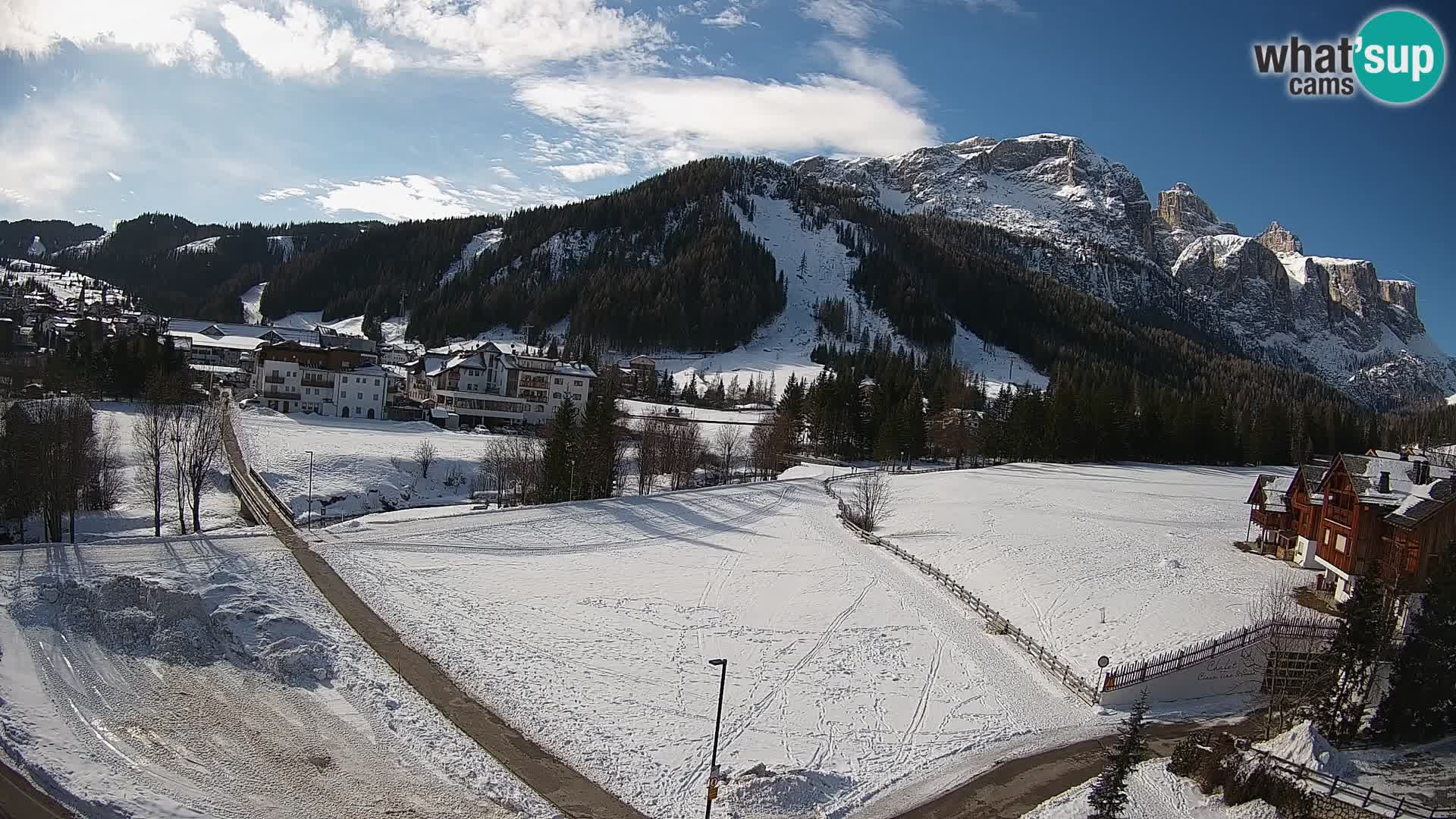 Live cam Corvara | Vues spectaculaires sur le groupe Sella