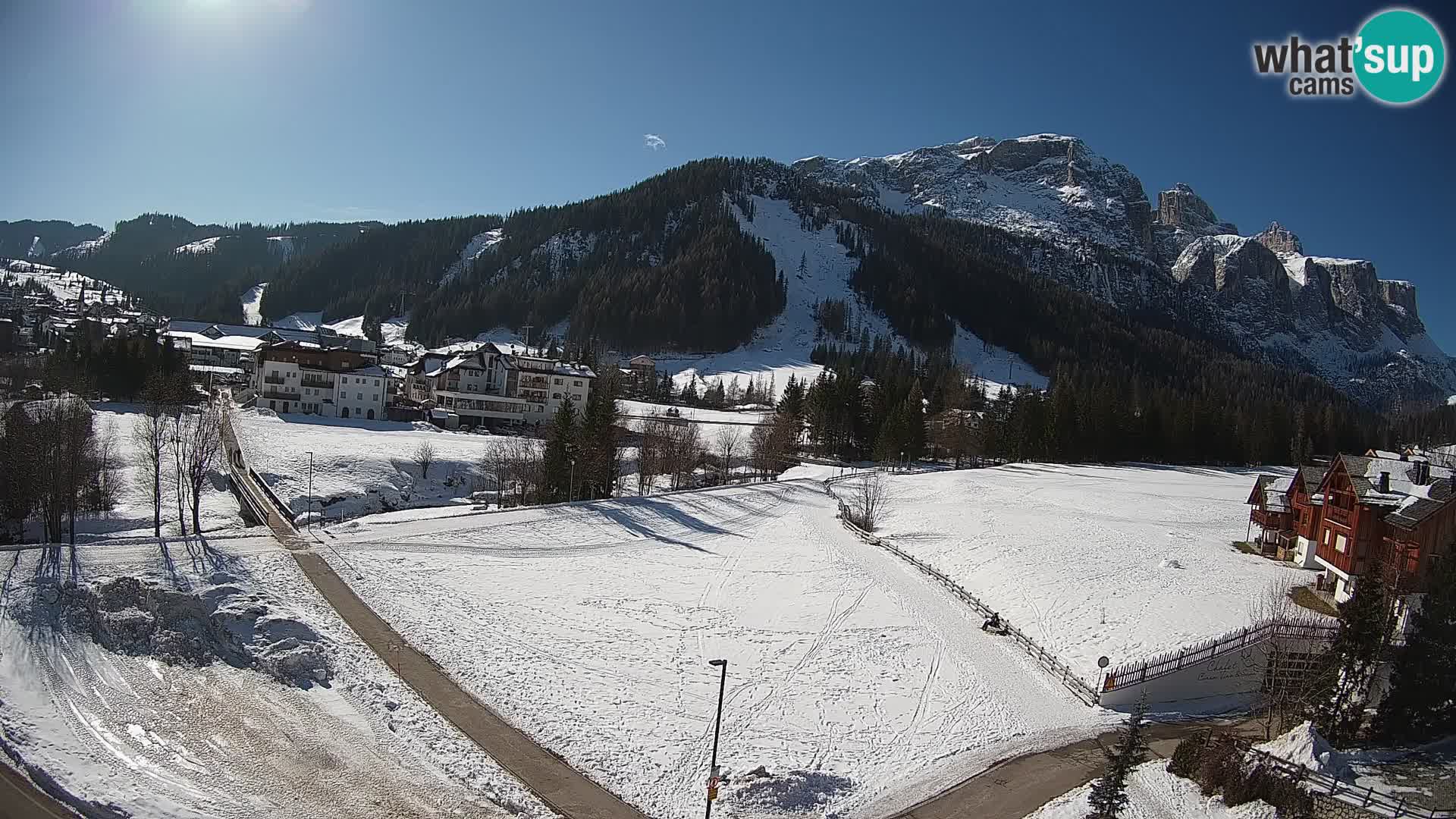 Webcam Corvara in Badia: Spectacular Views of the Sella Group