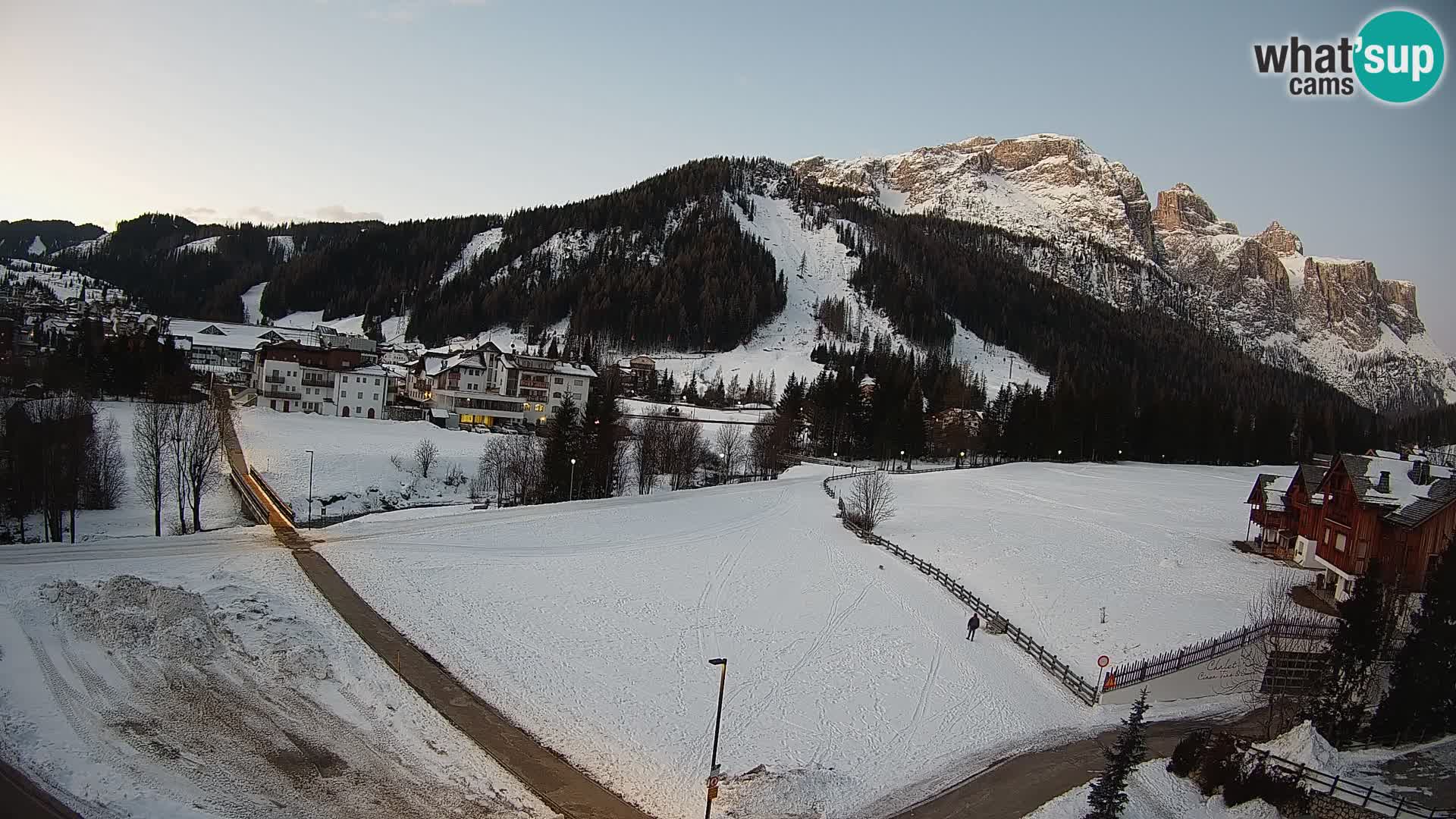 Webcam Corvara | Vista spettacolare Gruppo del Sella