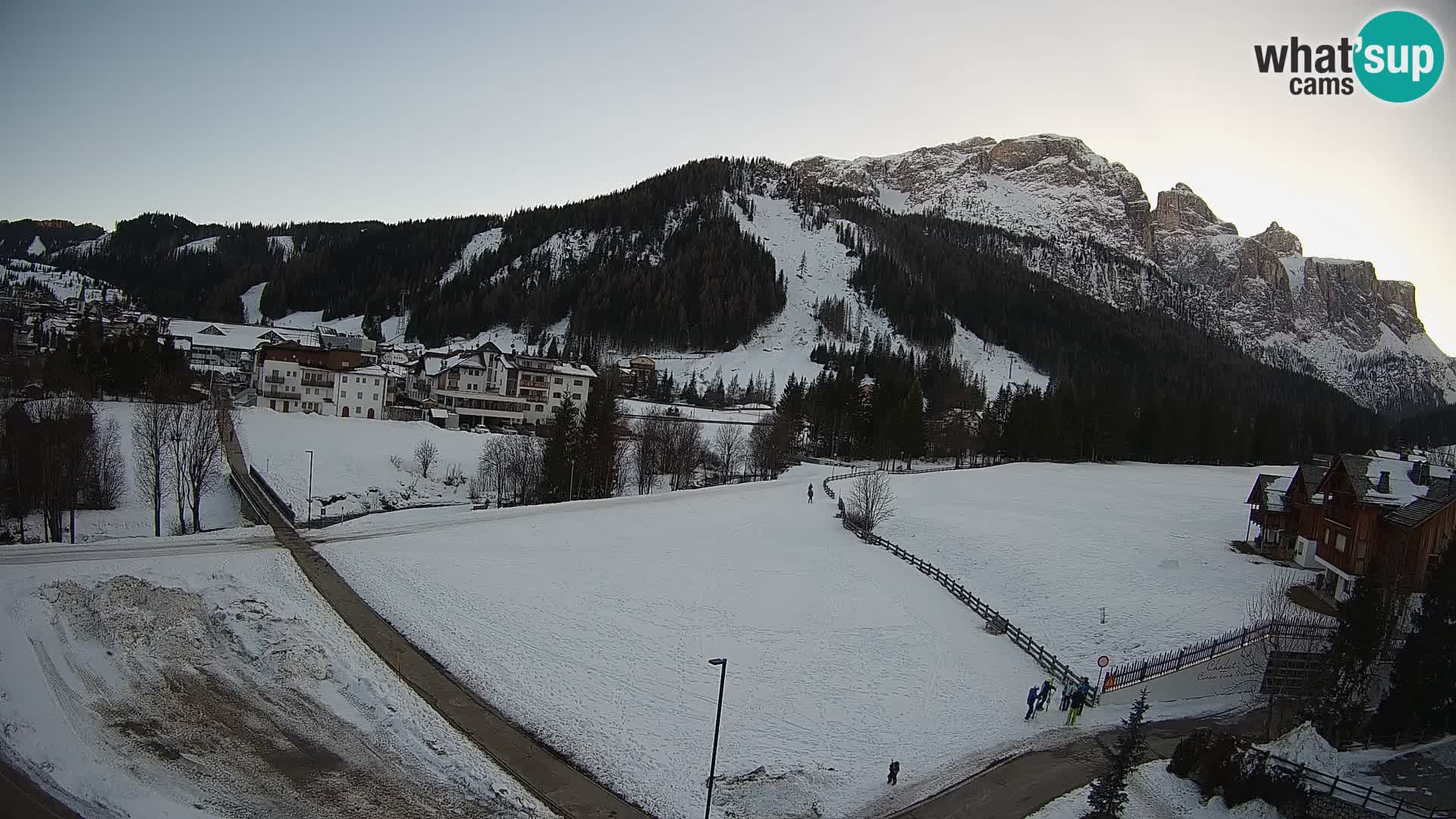 Webcam Corvara in Badia: Spectacular Views of the Sella Group