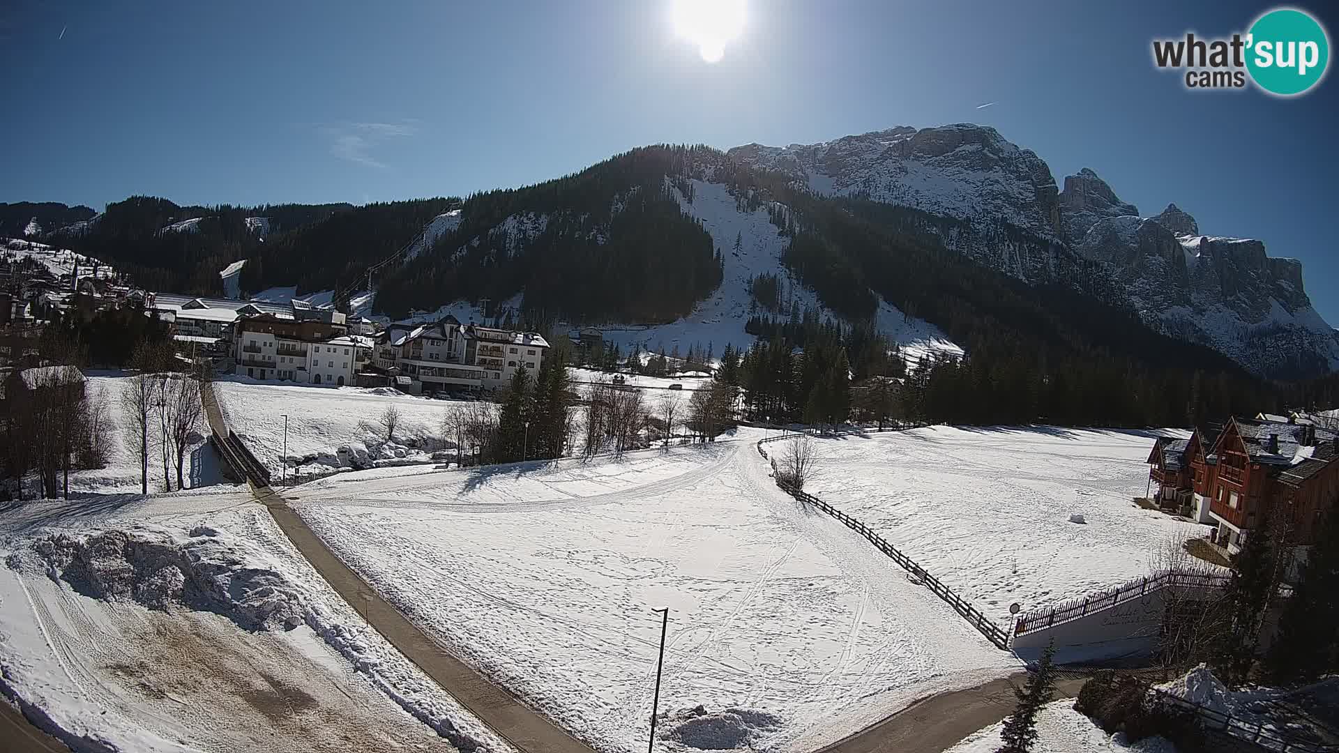 Webcam Corvara | Vista spettacolare Gruppo del Sella