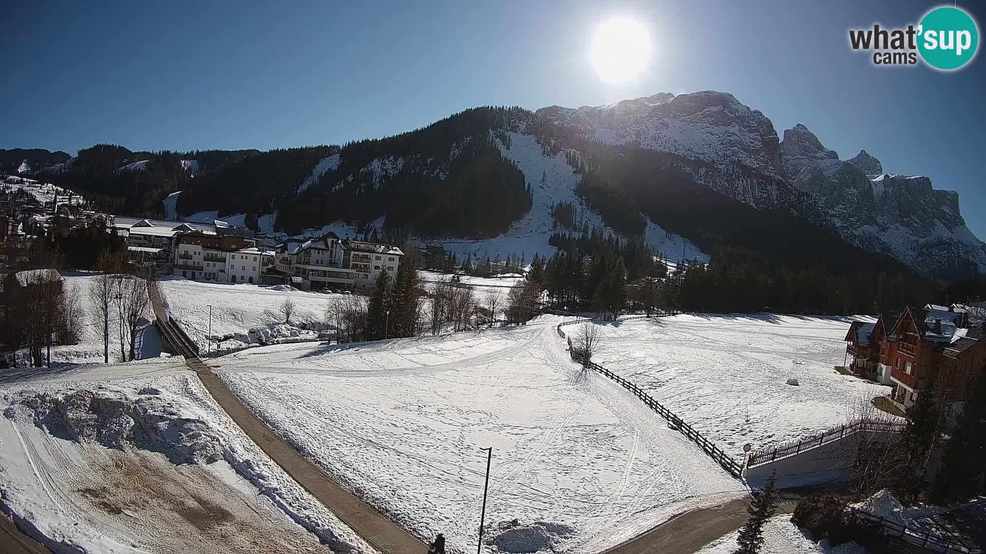 Webcam Corvara | Vista spettacolare Gruppo del Sella