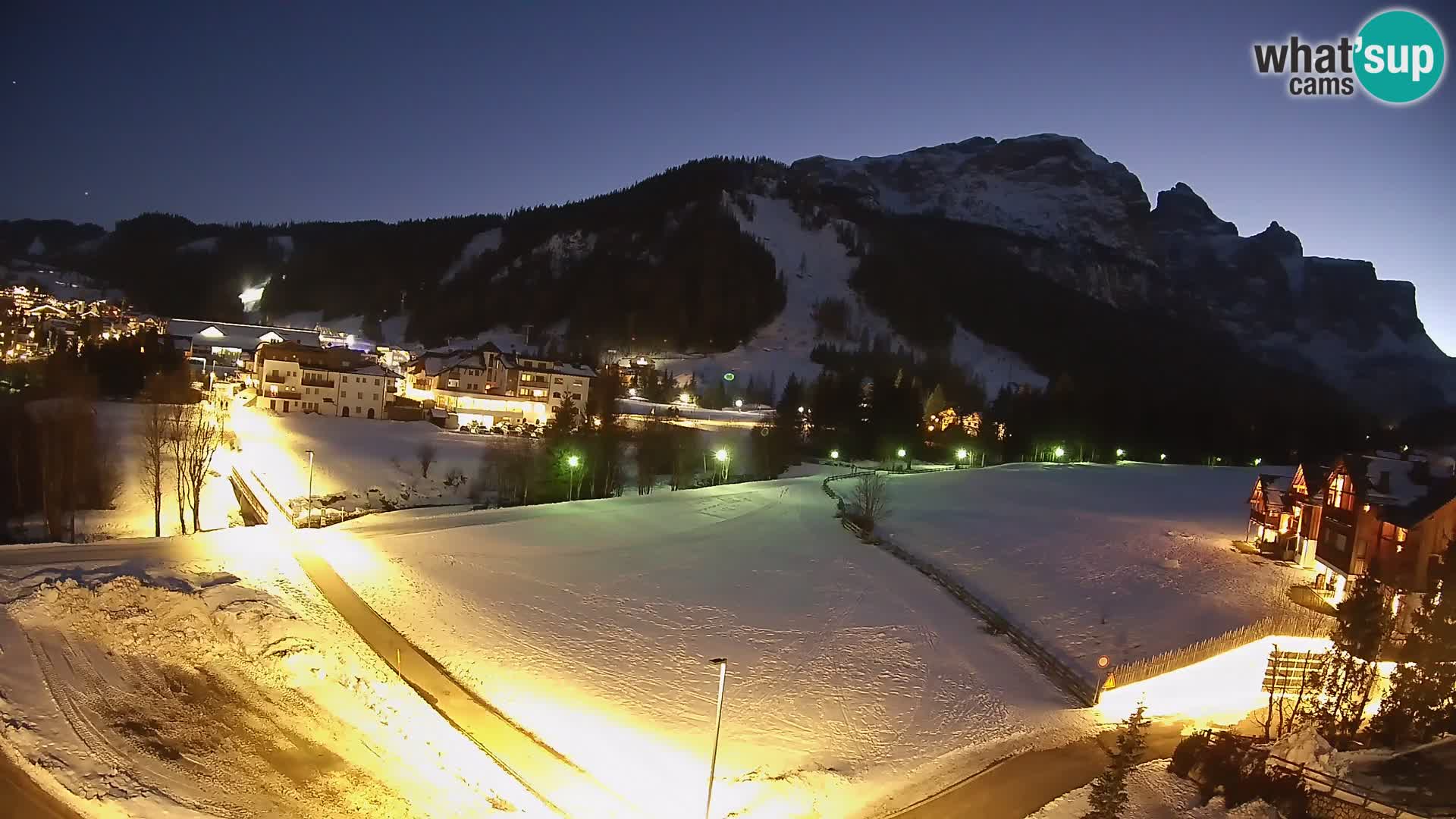 Webcam Corvara in Badia: Spectacular Views of the Sella Group