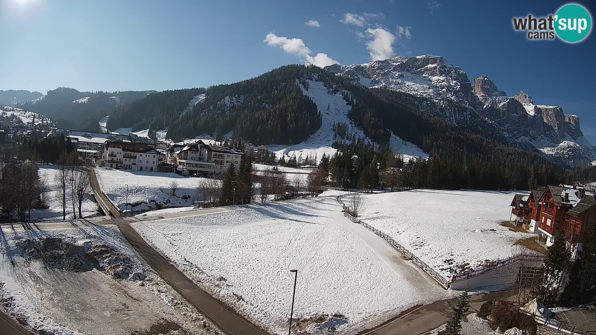 Webcam Corvara | Vista spettacolare Gruppo del Sella