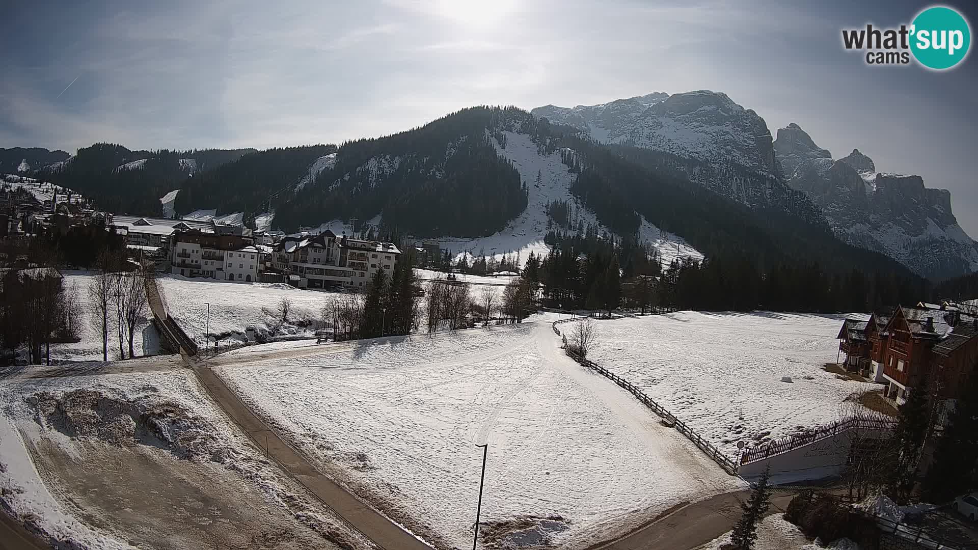 Webcam Corvara in Badia: Spectacular Views of the Sella Group