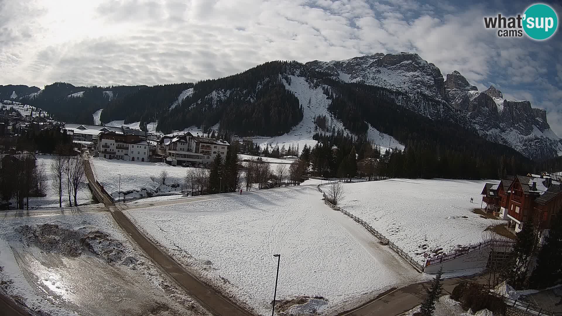 Webcam Corvara | Vista spettacolare Gruppo del Sella